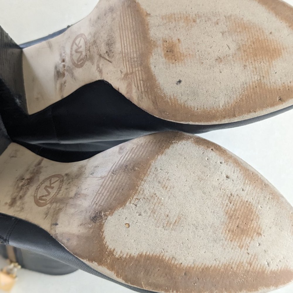 Michael Kors Black Leather Boots - Picture 10 of 15